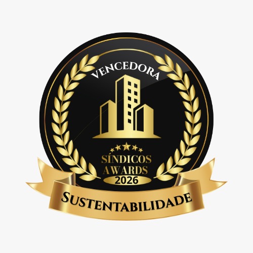 Vencedora do Síndicos Awards 2026 na categoria Sustentabilidade